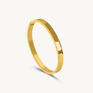plain stackable bangle bracelet |4mm
