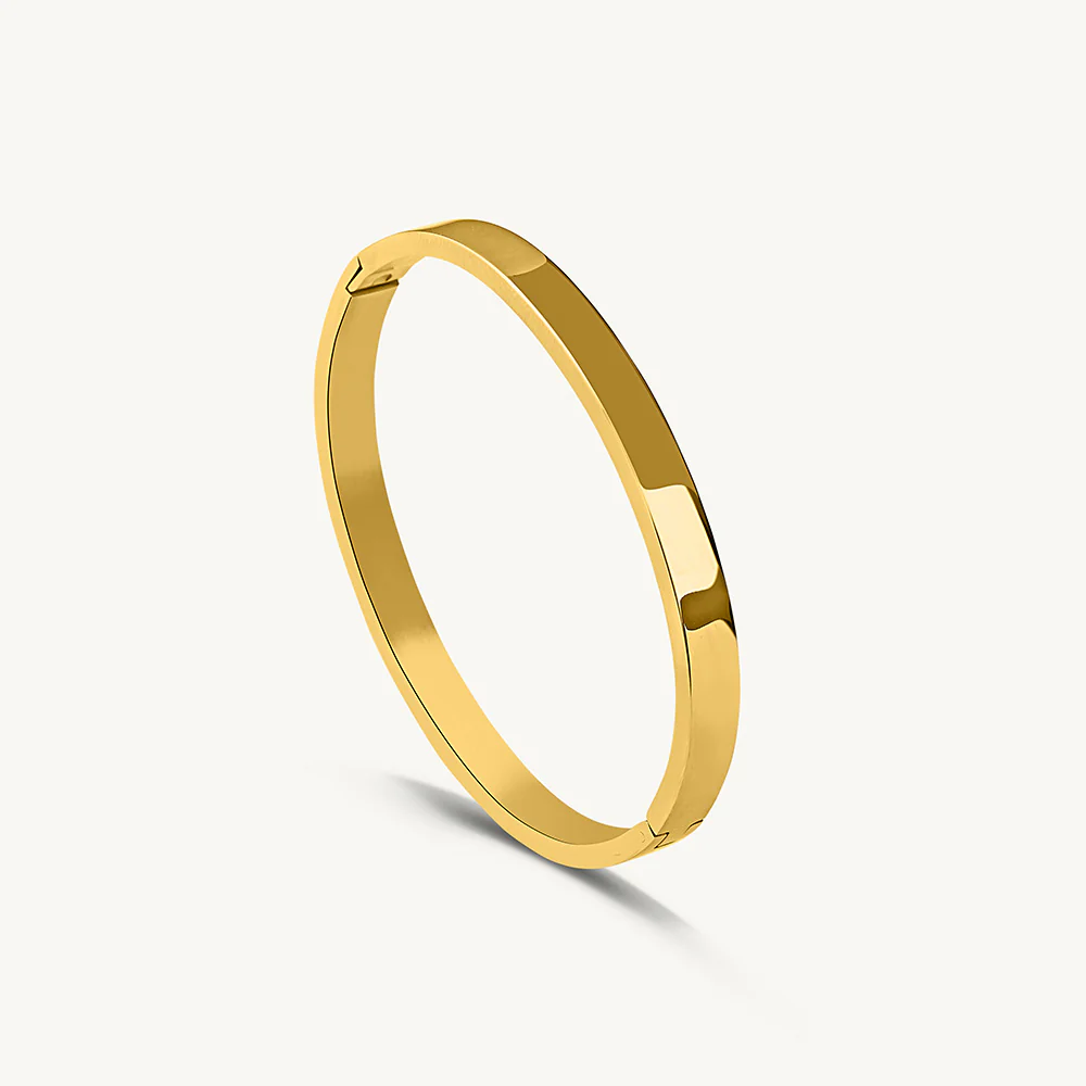 plain stackable bangle bracelet |4mm plain stackable bangle bracelet |4mm