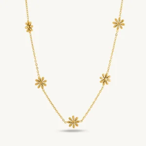 daisy flower necklace
