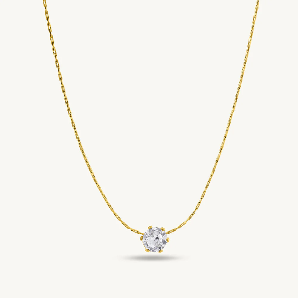 delicate diamond studded necklace delicate diamond studded necklace