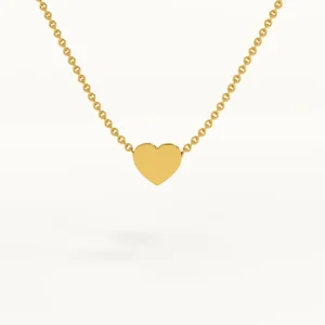 paris heart necklace