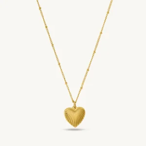 heart rays necklace