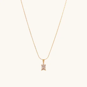 delicate moonstone necklace